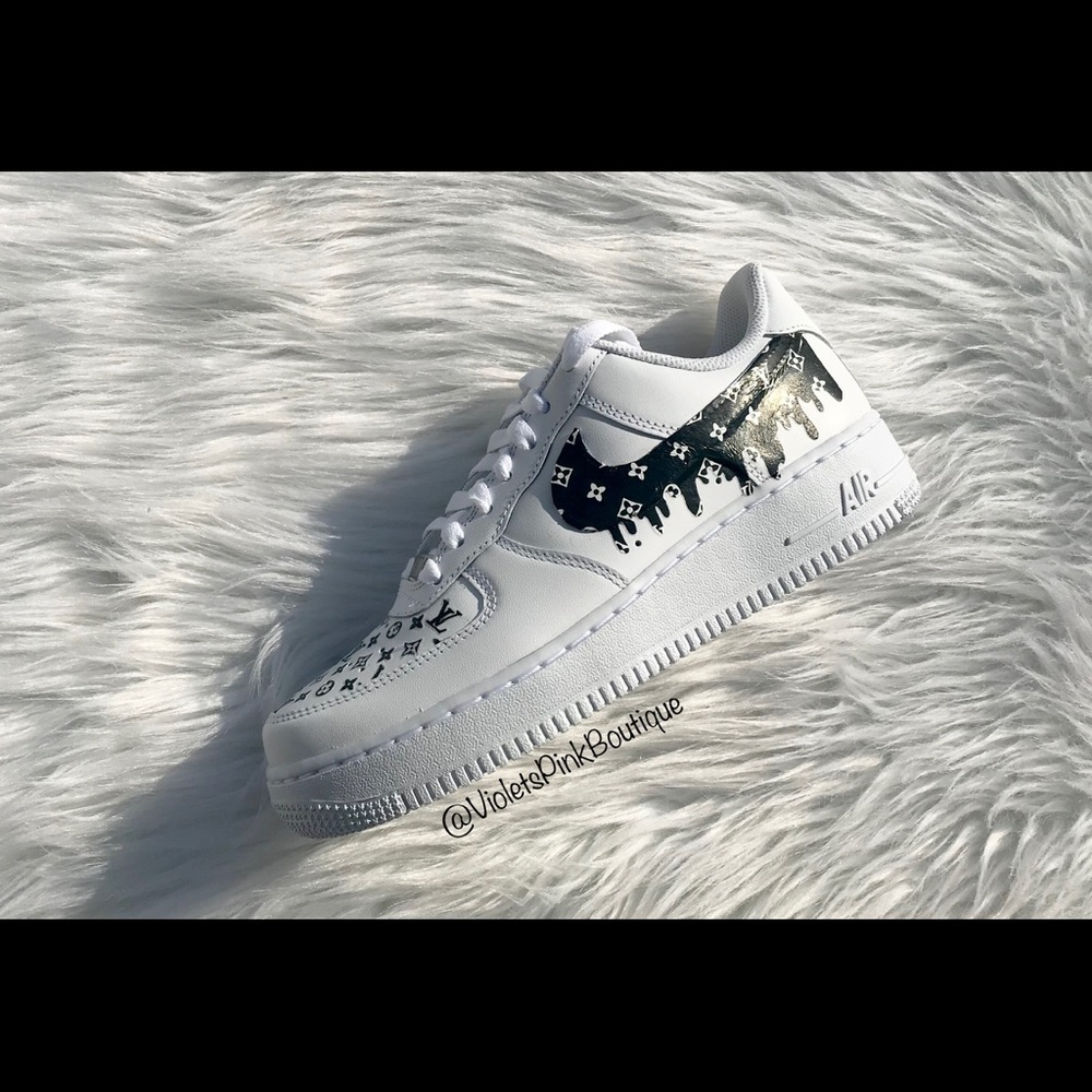 Women’s Custom LV Nike Air Force One - Picture 2 of 2
